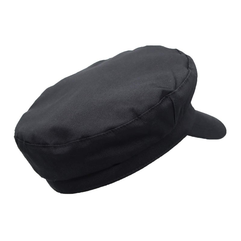 WITHMOONS Seaman Hat Original Adjustable Breton Style Fiddler Hat MAAD0967 (Black) - Image 3